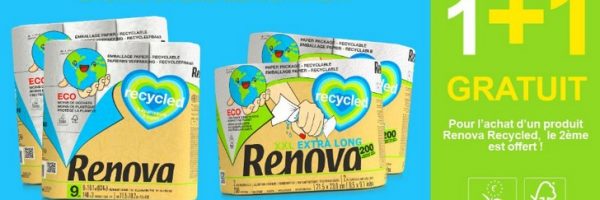 Renova Recycled 1+1 gratuit