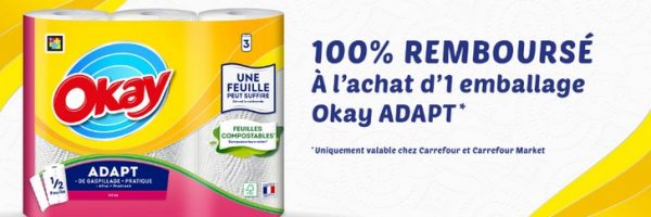 Essuie-tout OKAY Adapt 100% remboursé