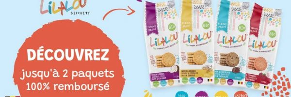 Biscuits Lilalou 100% remboursés